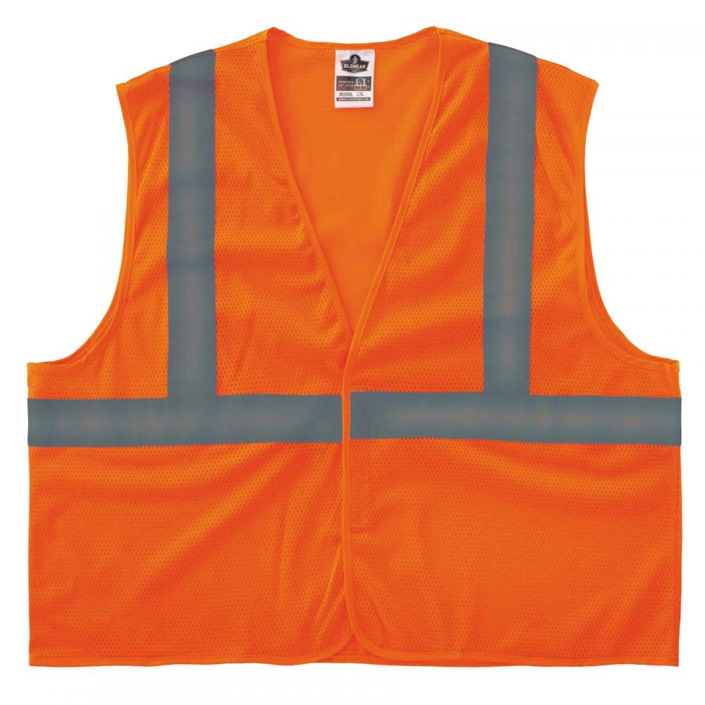 8205HL S/M Orange Class 2 Super Economy Mesh Vest - H+L<span class=' ItemWarning' style='display:block;'>Item is usually in stock, but we&#39;ll be in touch if there&#39;s a problem<br /></span>