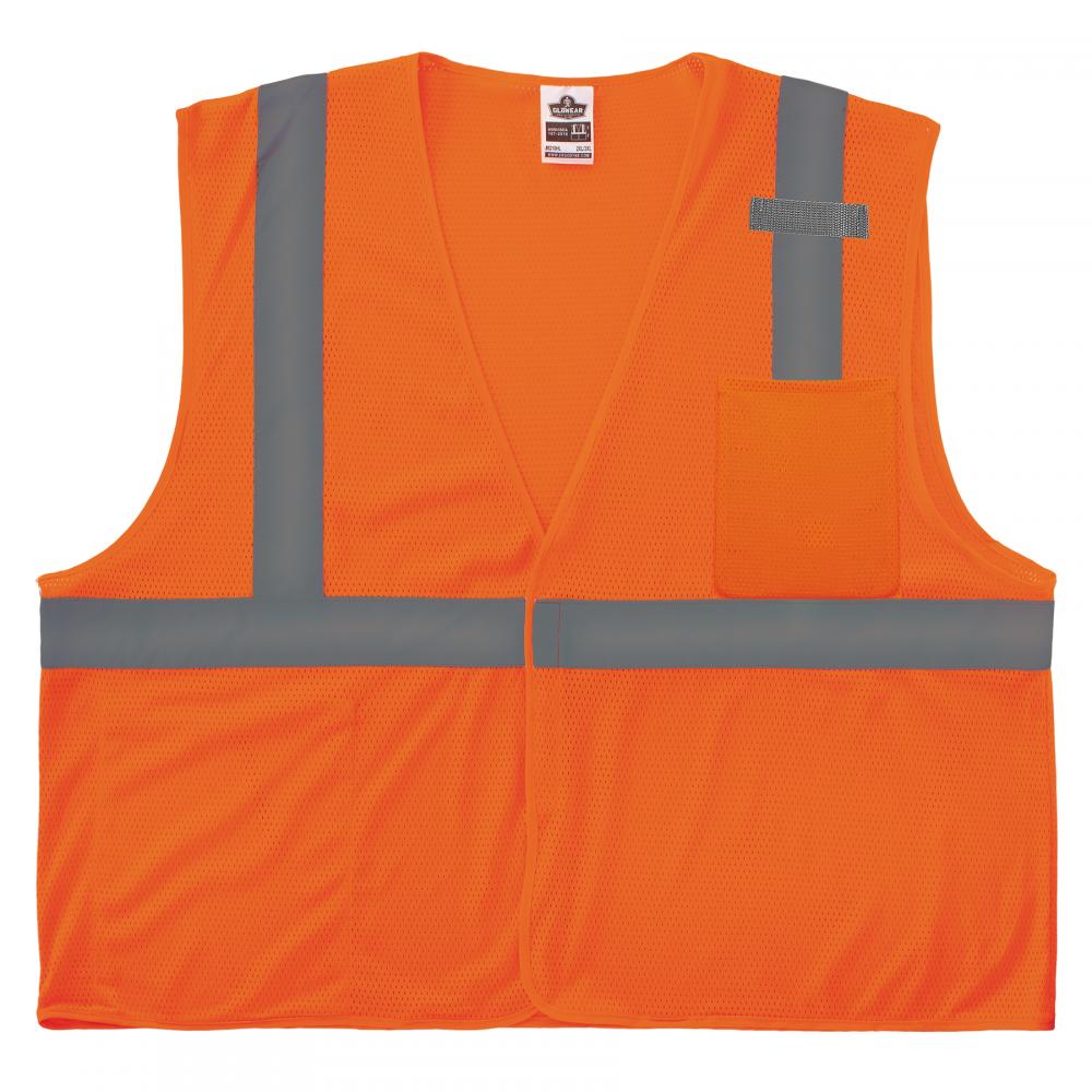 8210HL S/M Orange Class 2 Economy Mesh Vest - HL<span class=' ItemWarning' style='display:block;'>Item is usually in stock, but we&#39;ll be in touch if there&#39;s a problem<br /></span>