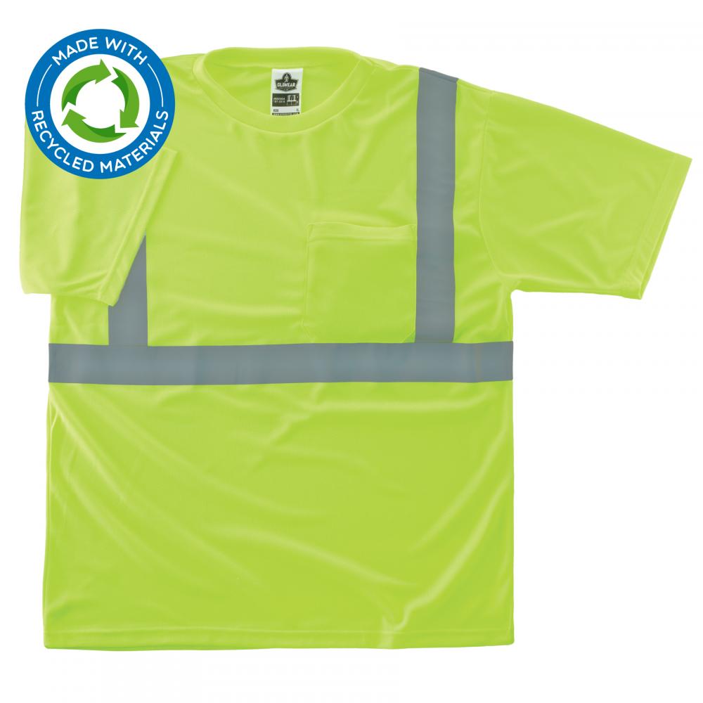 8289-ECO XS Lime Class 2 Hi-Vis T-Shirt Recycled<span class=' ItemWarning' style='display:block;'>Item is usually in stock, but we&#39;ll be in touch if there&#39;s a problem<br /></span>