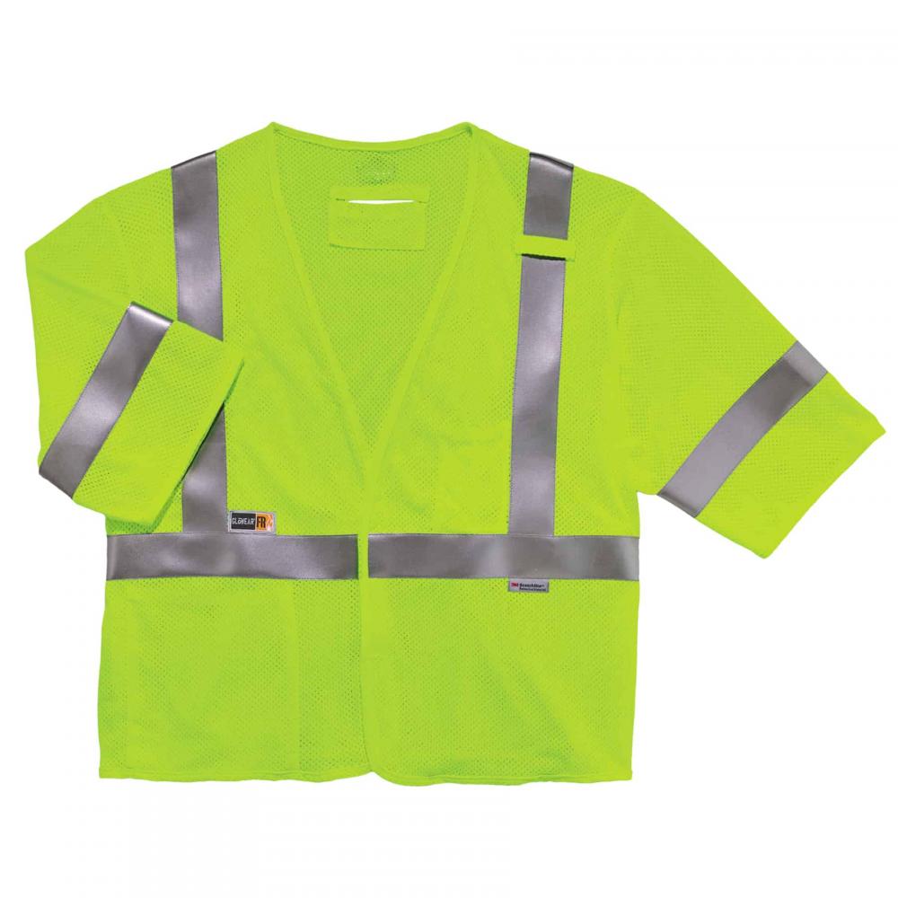 8356FRHL S/M Lime Class 3 FR Safety Vest - Sleeves - H+L<span class=' ItemWarning' style='display:block;'>Item is usually in stock, but we&#39;ll be in touch if there&#39;s a problem<br /></span>