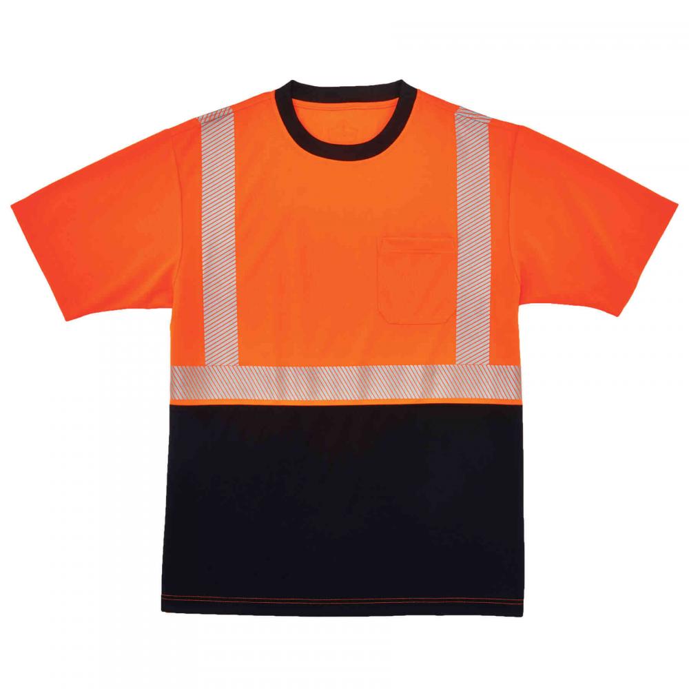 8280BK 4XL Orange Class 2 Performance T-Shirt Black Bottom<span class=' ItemWarning' style='display:block;'>Item is usually in stock, but we&#39;ll be in touch if there&#39;s a problem<br /></span>
