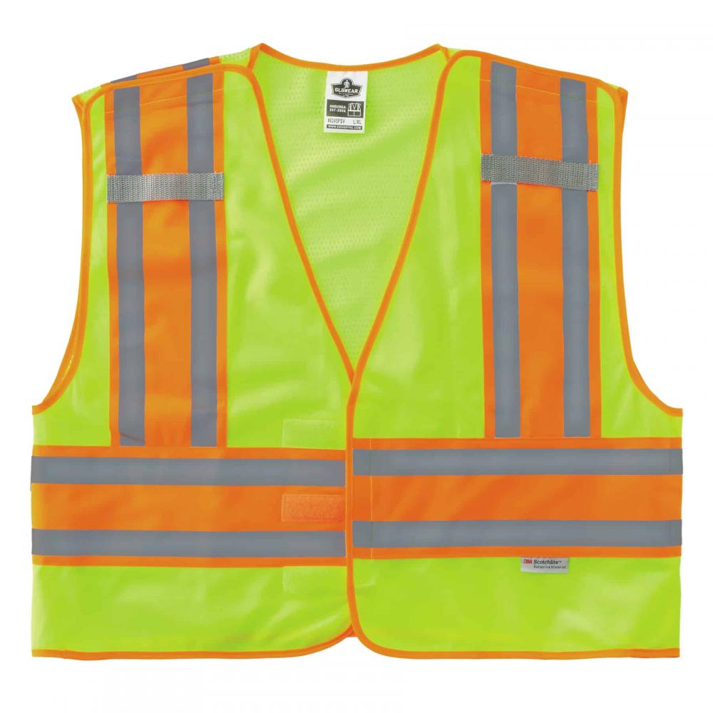 8245PSV S/M Lime Class 2 Public Safety Vest<span class=' ItemWarning' style='display:block;'>Item is usually in stock, but we&#39;ll be in touch if there&#39;s a problem<br /></span>