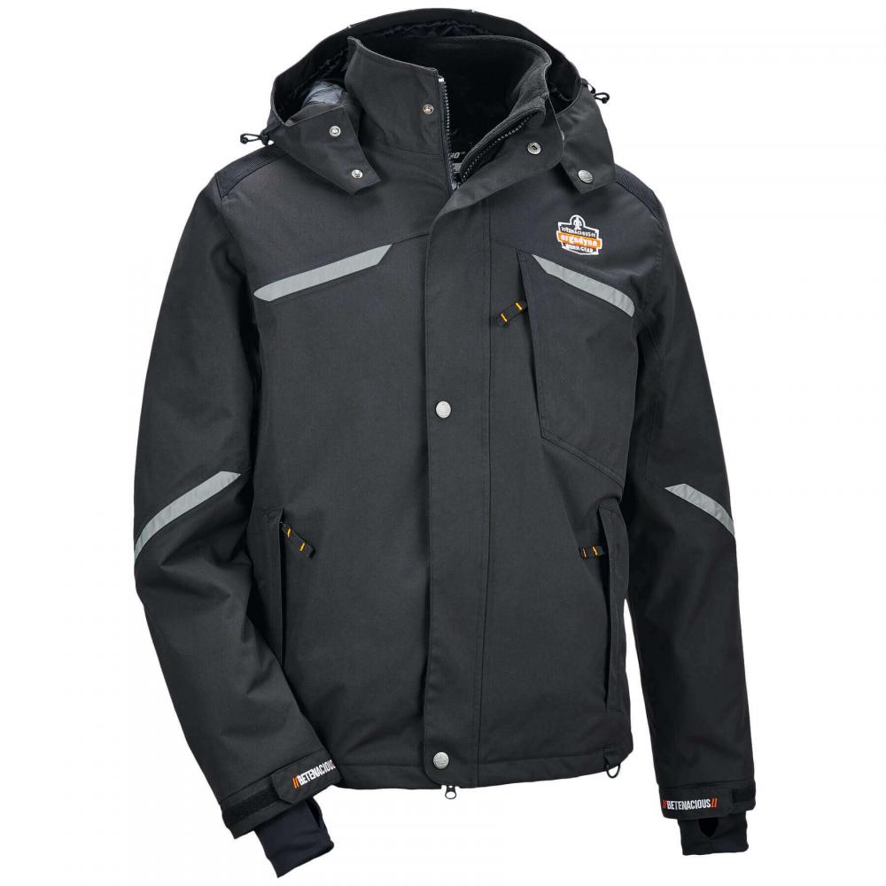 6466 M Black Thermal Jacket - 500D Nylon Shell<span class=' ItemWarning' style='display:block;'>Item is usually in stock, but we&#39;ll be in touch if there&#39;s a problem<br /></span>