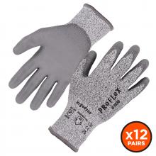 Ergodyne 10454 - 7030 12-pair L Gray ANSI A3 PU Coated CR Gloves