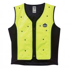 Ergodyne 12675 - 6685 XL Lime Dry Evaporative Cooling Vest - Zipper