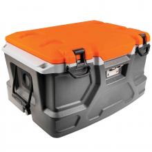 Ergodyne 13171 - 5171 Single Orange and Gray Industrial Hard Sided Cooler - 48 qt