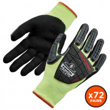 Ergodyne 17832 - 7141 72-pair S Lime ANSI A4 DIR Nitrile-Coated CR Gloves