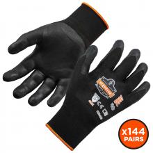 Ergodyne 17853 - 7001 144-pair M Black Nitrile Coated Gloves