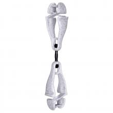 Ergodyne 19415 - 3420 Single Granite Swivel Glove Clip Holder with Dual Clips