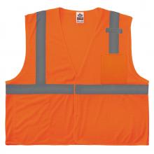 Ergodyne 21013 - 8210HL S/M Orange Class 2 Economy Mesh Vest - HL
