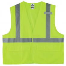 Ergodyne 21187 - 8225HL 2XL/3XL Lime Class 2 Standard Solid Vest - HL