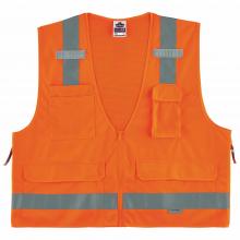 Ergodyne 21415 - 8250Z L/XL Orange Class 2 Surveyors Vest