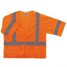 Ergodyne 22015 - 8310HL L/XL Orange Class 3 Economy Vest - HL