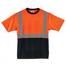 Ergodyne 22513 - 8289BK M Orange Class 2 Hi-Vis T-Shirt Black Bottom
