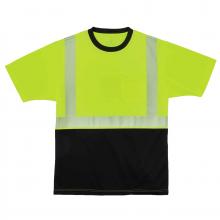 Ergodyne 22533 - 8280BK M Lime Class 2 Performance T-Shirt Black Bottom