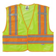 Ergodyne 23393 - 8245PSV S/M Lime Class 2 Public Safety Vest