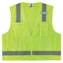 Ergodyne 24021 - 8249Z XS Lime Class 2 Economy Surveyors Vest - Zipper