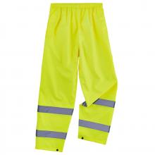 Ergodyne 25344 - 8916 L Lime Class E Lightweight Hi-Vis Rain Pants