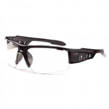 Ergodyne 52000 - DAGR Black Frame Clear Lens Safety Glasses