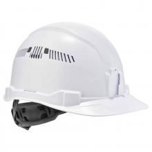 Ergodyne 60144 - 8972 White Hard Hat Adjustable Venting Cap-Style Class C