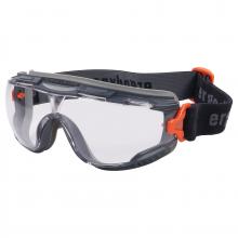 Ergodyne 60308 - ARKYN-FAB Gray Frame Clear Lens Safety Goggles Elastic Strap