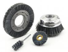 United Abrasives 04140 - 4 INCH 180X NYLON BRUSH WHEEL