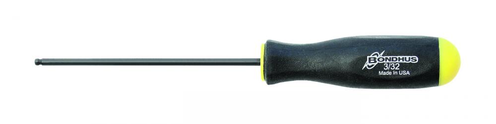 BONDHUS 3/32 X 2.8&#34; BALLPOINT SCREWDRIVER<span class=' ItemWarning' style='display:block;'>Item is usually in stock, but we&#39;ll be in touch if there&#39;s a problem<br /></span>