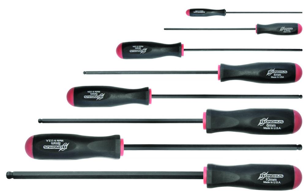 BONDHUS 8PC (2 - 8MM) XL BALLPOINT DRIVER SET<span class=' ItemWarning' style='display:block;'>Item is usually in stock, but we&#39;ll be in touch if there&#39;s a problem<br /></span>