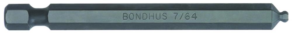 BONDHUS 9/64 X 3.0&#34; BALLPOINT POWER BIT<span class=' ItemWarning' style='display:block;'>Item is usually in stock, but we&#39;ll be in touch if there&#39;s a problem<br /></span>