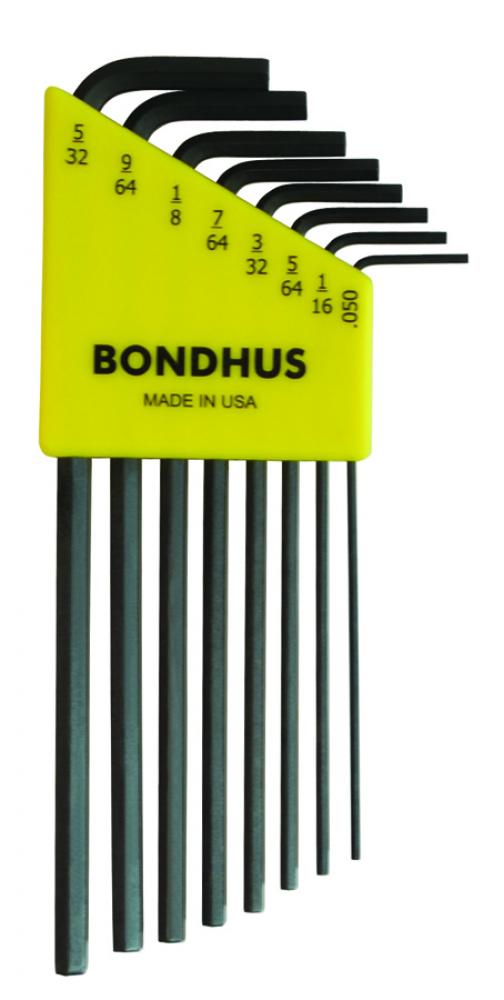 BONDHUS 9PC .050-5/32  LONG HEX L-WRENCH SET<span class=' ItemWarning' style='display:block;'>Item is usually in stock, but we&#39;ll be in touch if there&#39;s a problem<br /></span>