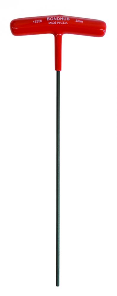 BONDHUS 3MM X 9&#34; HEX T-HANDLE<span class=' ItemWarning' style='display:block;'>Item is usually in stock, but we&#39;ll be in touch if there&#39;s a problem<br /></span>