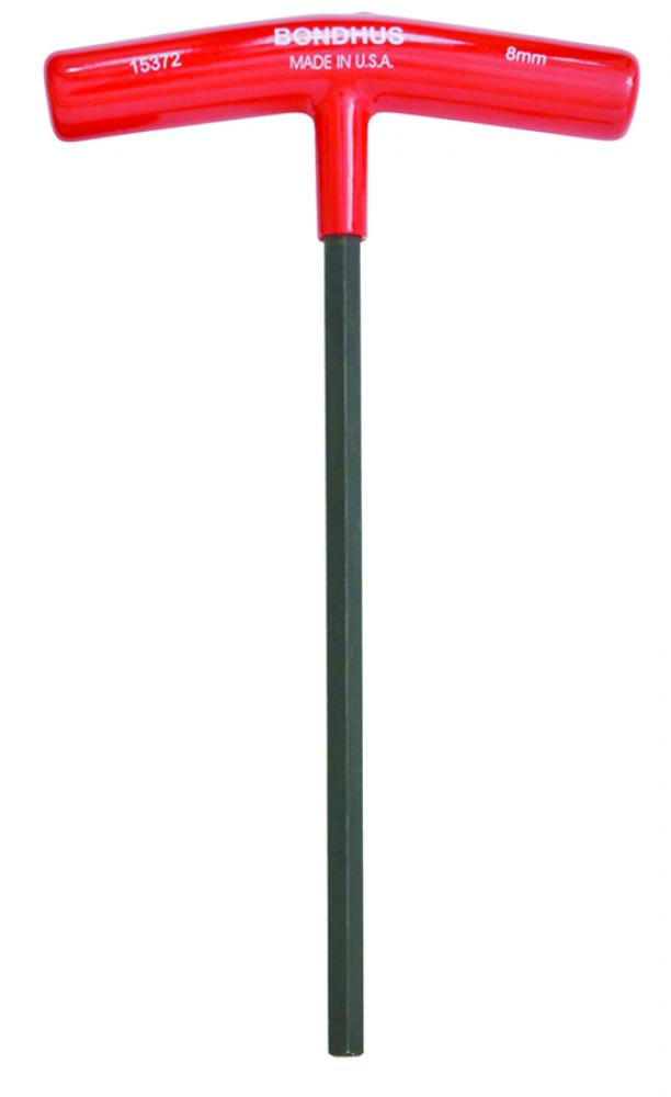 BONDHUS 8MM X 9&#34; HEX T-HANDLE<span class=' ItemWarning' style='display:block;'>Item is usually in stock, but we&#39;ll be in touch if there&#39;s a problem<br /></span>
