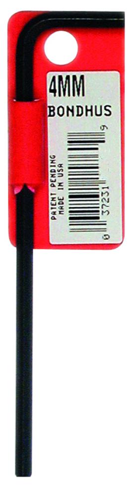 BONDHUS 4M LONG HEX L-WRENCH  W / TAB<span class=' ItemWarning' style='display:block;'>Item is usually in stock, but we&#39;ll be in touch if there&#39;s a problem<br /></span>
