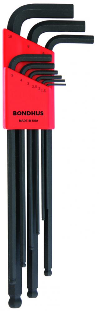 BONDHUS 9PC (1.5 - 10M) XL BPT L-WRENCH SET<span class=' ItemWarning' style='display:block;'>Item is usually in stock, but we&#39;ll be in touch if there&#39;s a problem<br /></span>