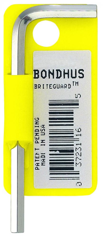 BONDHUS 1/2S BRITEGUARD™ HEX L-WRENCH  W / TAB<span class=' ItemWarning' style='display:block;'>Item is usually in stock, but we&#39;ll be in touch if there&#39;s a problem<br /></span>