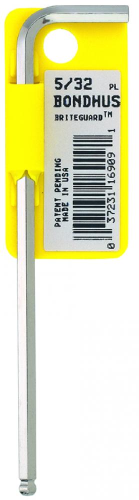 BONDHUS 5/32 BRITEGUARD™ BPT L-WRENCH - TAGGED & BARCODED<span class=' ItemWarning' style='display:block;'>Item is usually in stock, but we&#39;ll be in touch if there&#39;s a problem<br /></span>