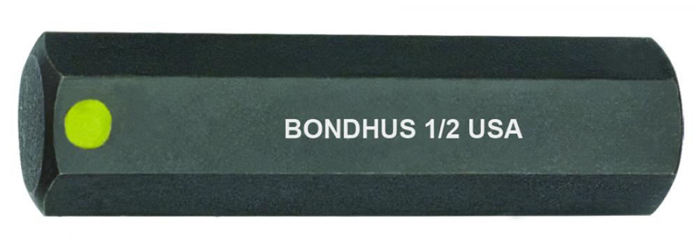 BONDHUS 1/2 X 2&#34; PROHOLD® HEX BIT<span class=' ItemWarning' style='display:block;'>Item is usually in stock, but we&#39;ll be in touch if there&#39;s a problem<br /></span>