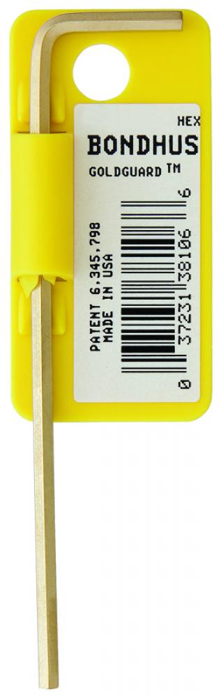 BONDHUS 5/16 GOLDGUARD™ LONG ARM HEX KEY W /TAB<span class=' ItemWarning' style='display:block;'>Item is usually in stock, but we&#39;ll be in touch if there&#39;s a problem<br /></span>