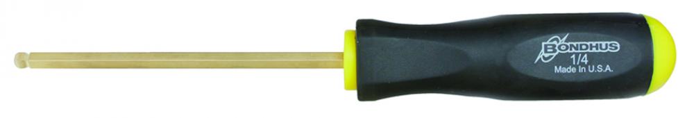 BONDHUS 1/8 GOLDGUARD™ BALLPOINT SCREWDRIVER<span class=' ItemWarning' style='display:block;'>Item is usually in stock, but we&#39;ll be in touch if there&#39;s a problem<br /></span>