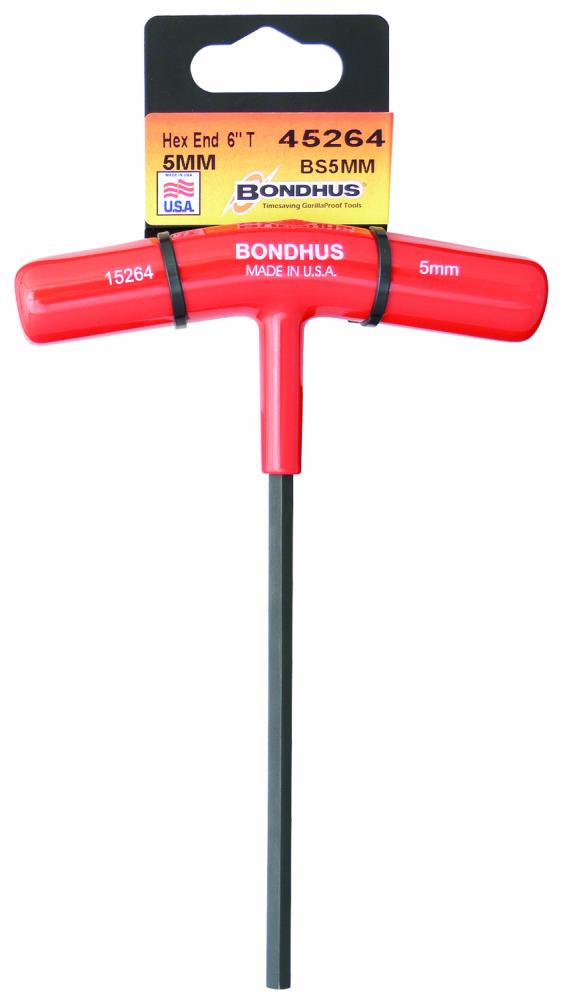 BONDHUS 5M X 6&#34; HEX T-HANDLE W / TAB<span class=' ItemWarning' style='display:block;'>Item is usually in stock, but we&#39;ll be in touch if there&#39;s a problem<br /></span>