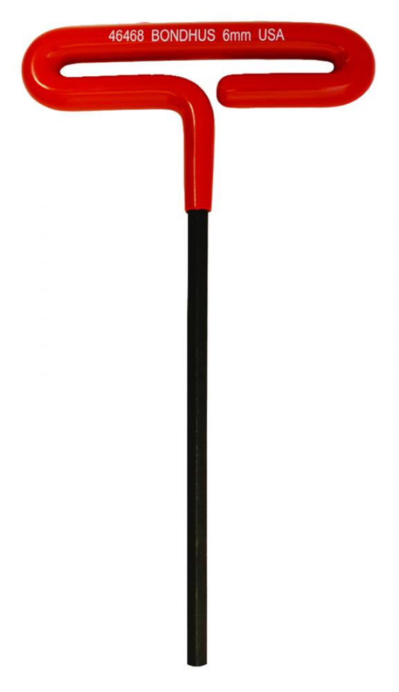 BONDHUS 6MM X 6&#34; CUSHION GRIP LOOPED HEX T-HANDLE<span class=' ItemWarning' style='display:block;'>Item is usually in stock, but we&#39;ll be in touch if there&#39;s a problem<br /></span>