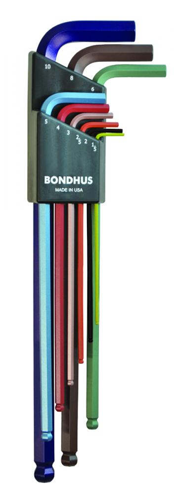 BONDHUS 9PC 1.56 - 10MM COLORGUARD BPT SET<span class=' ItemWarning' style='display:block;'>Item is usually in stock, but we&#39;ll be in touch if there&#39;s a problem<br /></span>