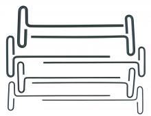 Bondhus 15587-BON - BONDHUS 8PC 9" LOOP HEX T-HANDLE SET (2 - 10MM)