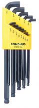 Bondhus 16537-BON - BONDHUS 13PC (.050 - 3/8) STUBBY BPT SET