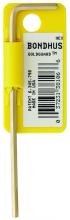 Bondhus 38112-BON - BONDHUS 1/4 GOLDGUARD™ LONG ARM HEX KEY W / TAB