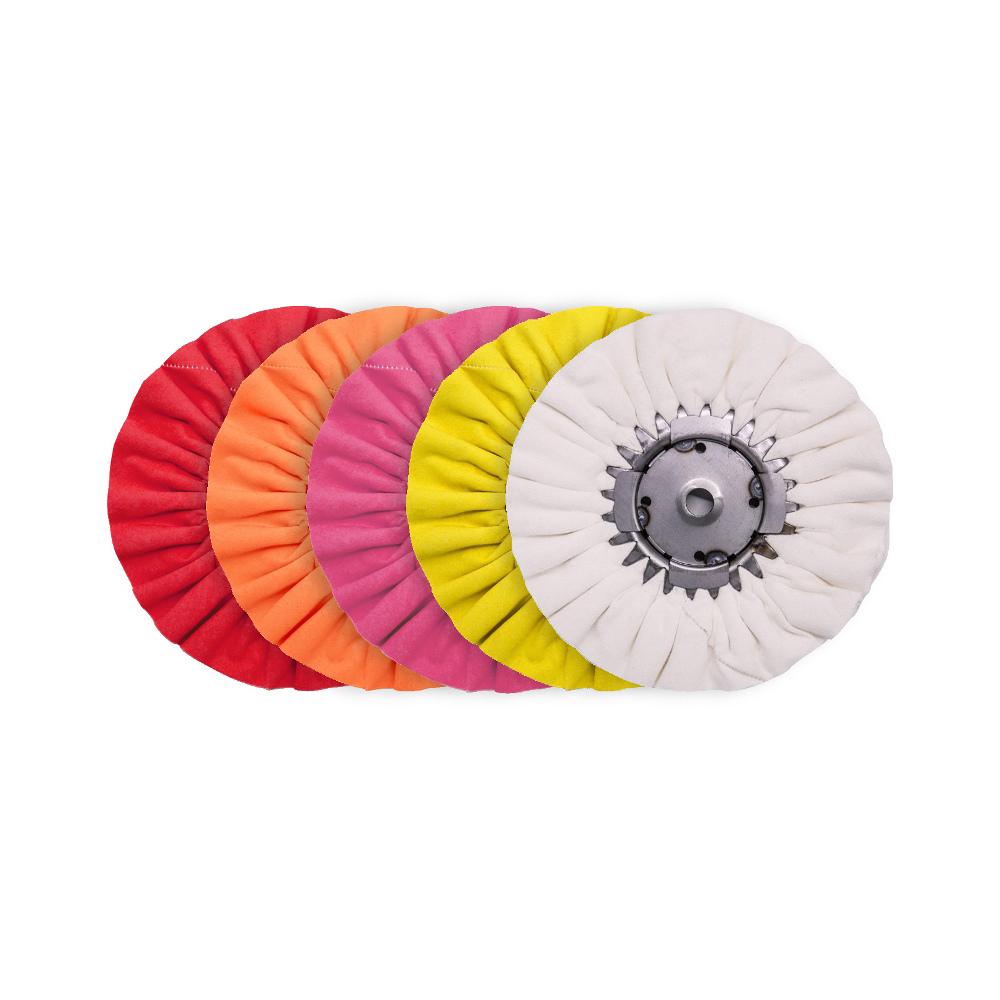 AIRWAY BUFFING WHEELS - 9&#34;<span class=' ItemWarning' style='display:block;'>Item is usually in stock, but we&#39;ll be in touch if there&#39;s a problem<br /></span>