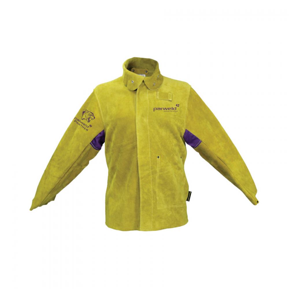 PARWELD PANTHER LEATHER WELDING JACKETS<span class=' ItemWarning' style='display:block;'>Item is usually in stock, but we&#39;ll be in touch if there&#39;s a problem<br /></span>