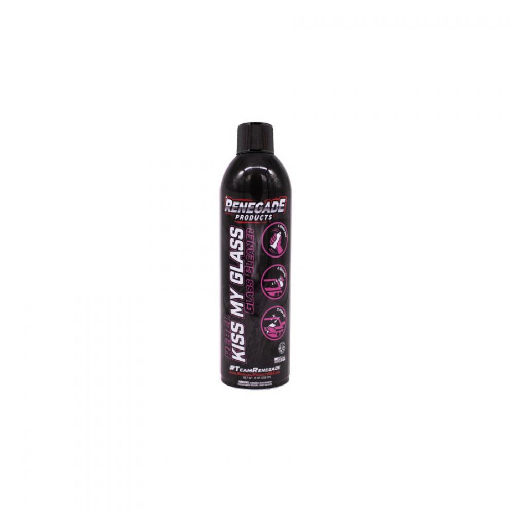 REBEL KISS MY GLASS AEROSOL GLASS CLEANER<span class=' ItemWarning' style='display:block;'>Item is usually in stock, but we&#39;ll be in touch if there&#39;s a problem<br /></span>