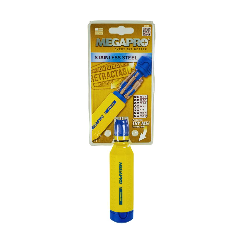 15-in-1 Stainless Steel Screwdriver - Carded<span class=' ItemWarning' style='display:block;'>Item is usually in stock, but we&#39;ll be in touch if there&#39;s a problem<br /></span>