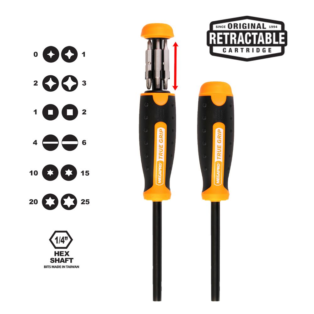 13-in-1 True Grip Screwdriver<span class=' ItemWarning' style='display:block;'>Item is usually in stock, but we&#39;ll be in touch if there&#39;s a problem<br /></span>